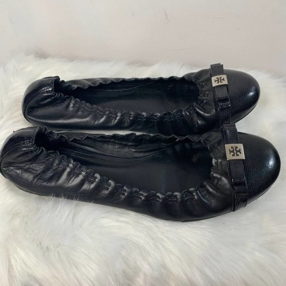Tory Burch Women’s Flat shoes size 7 M / Black - Picture 4 of 9